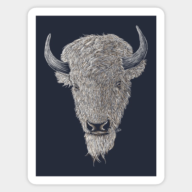 American Buffalo Sticker by Walking in Nature